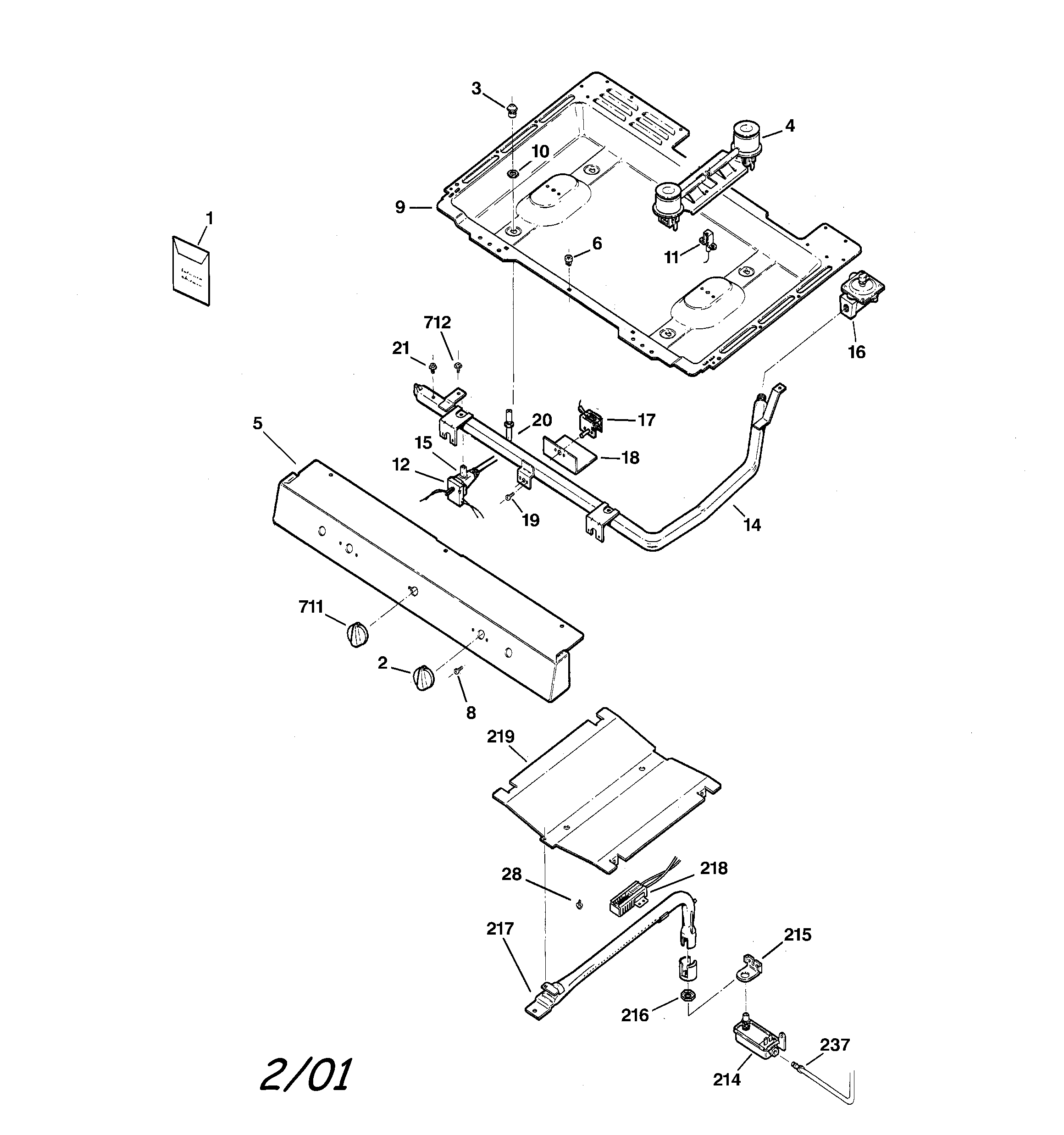 GE JGBS04BEA3AD gas & burner parts diagram
