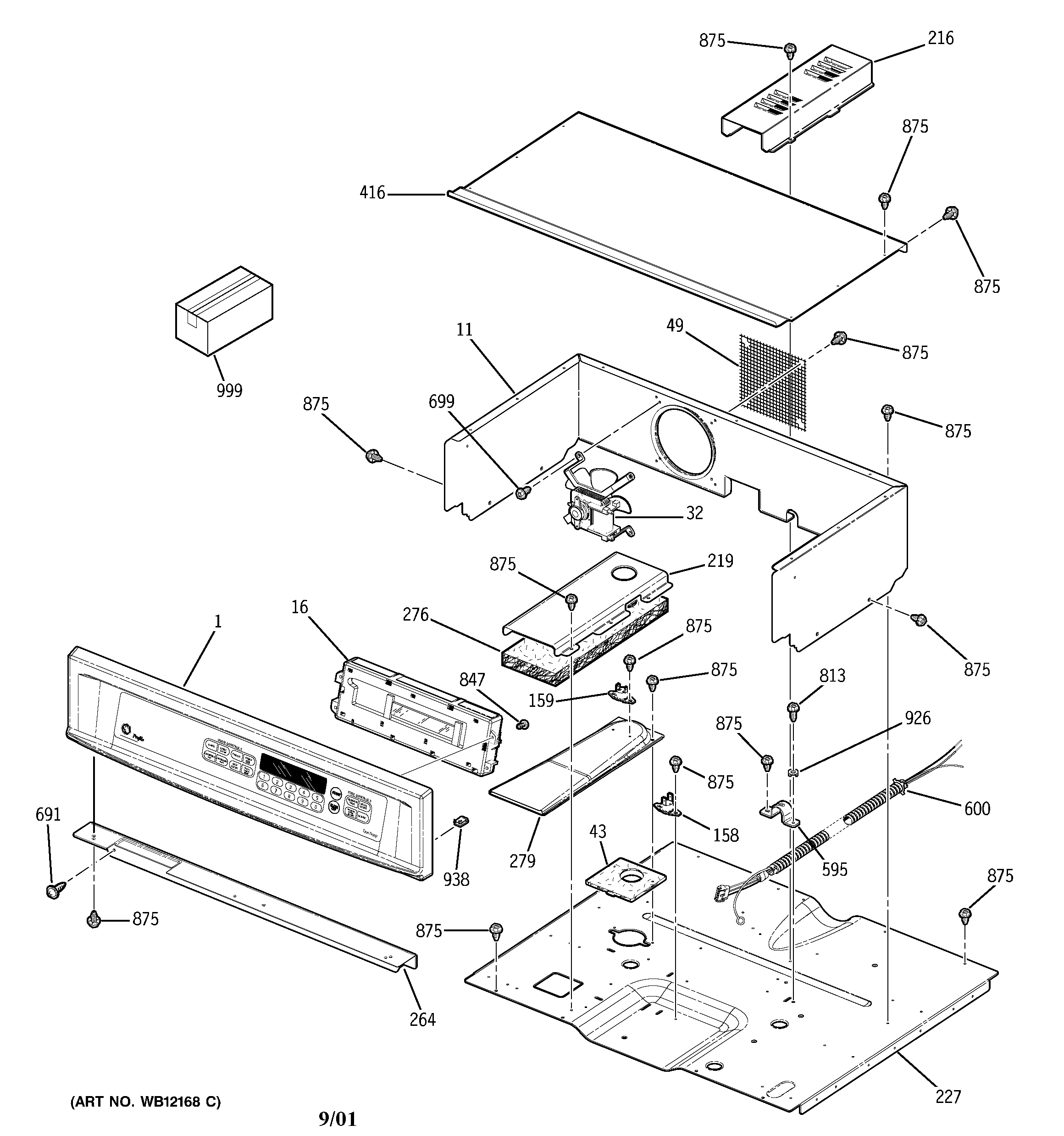 GE JKP18CD1CC control panel diagram