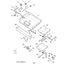 GE JGB910BEC3BB gas & burner parts diagram
