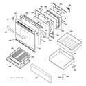 GE EGR3000ED1WW door & drawer parts diagram