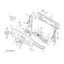 GE JB855DP2BB control panel diagram