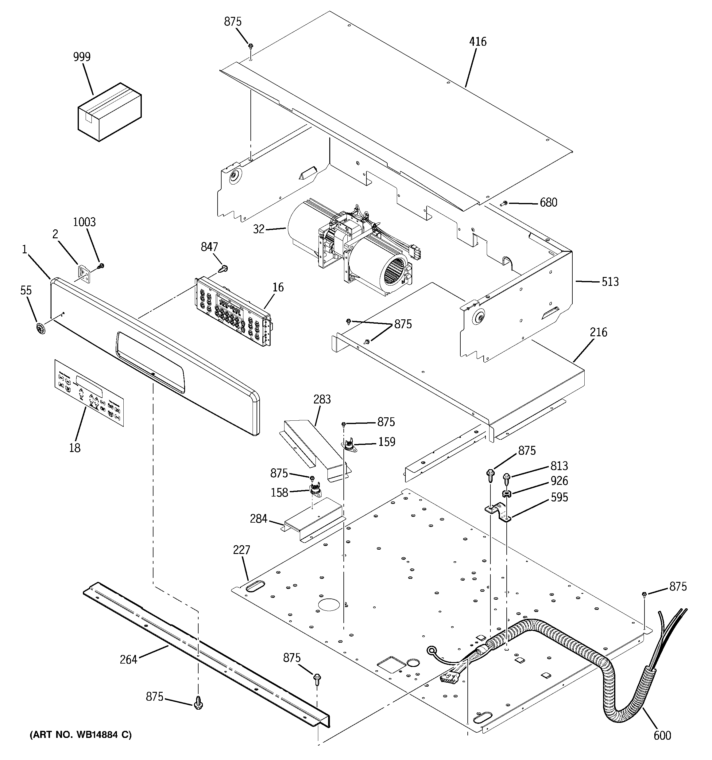 GE JCTP30DP2WW control panel diagram