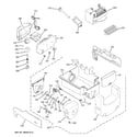 GE CSHS6UGZBSS ice maker & dispenser diagram