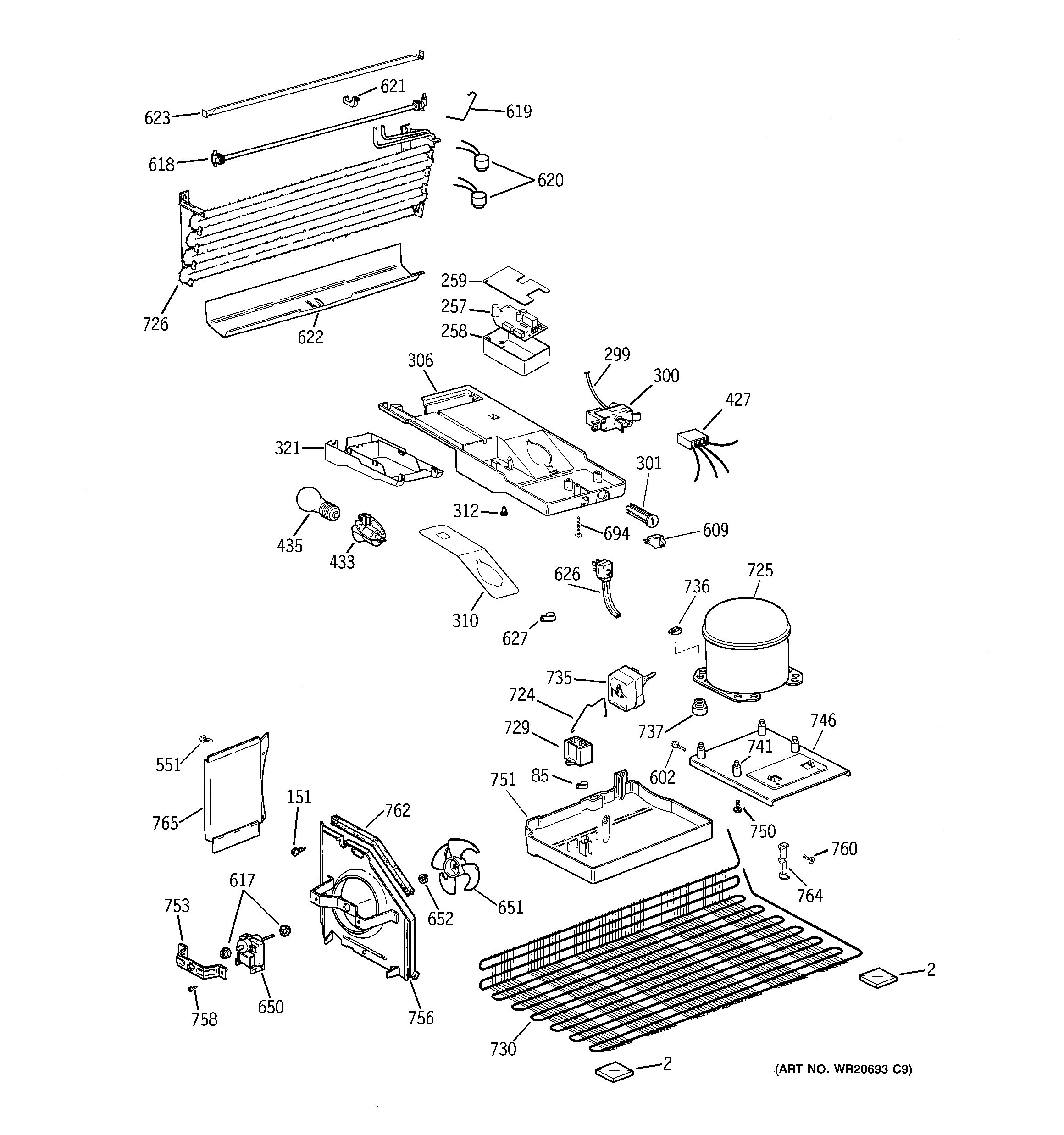 Hotpoint HTH16BBX2LWW unit parts diagram
