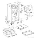 Hotpoint HTR17DBSHRBB cabinet diagram