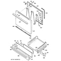 GE JGBS06PPM5WH door & drawer parts diagram