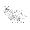 GE DPVH890EJ2WW blower & drive assembly diagram