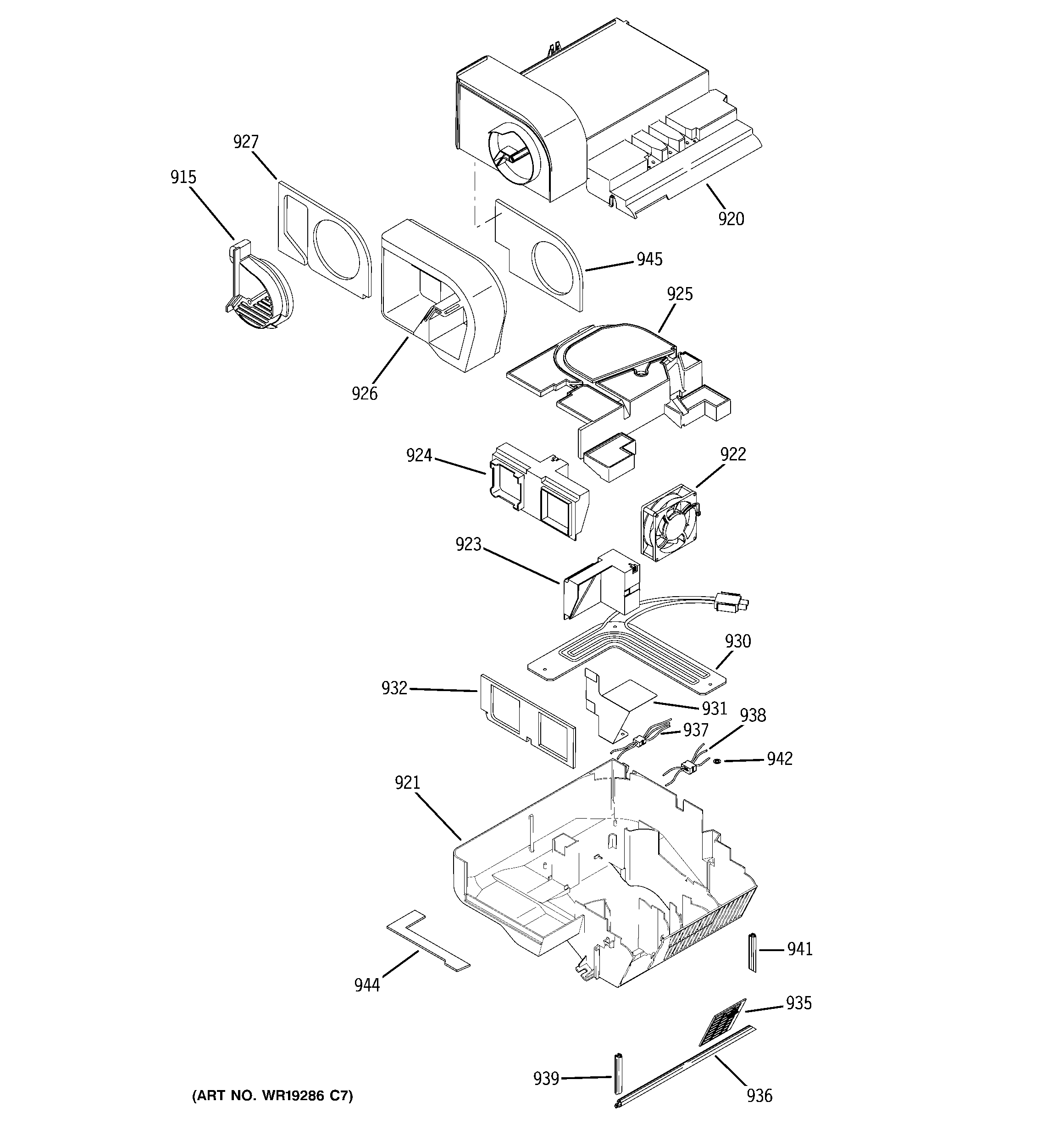 GE PSK27NHSBCWW custom cool diagram