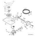 GE PDW7880R10SS motor-pump mechanism diagram