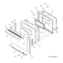 GE JBP62DM3WW door diagram