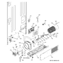 GE PFSE5NJYADSS machine compartment diagram
