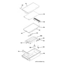 GE ZGU364NDP4SS griddle assembly diagram
