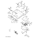 GE JGB400DEP3BB gas & burner parts diagram