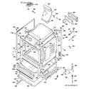 GE JGB281SER2SS body parts diagram
