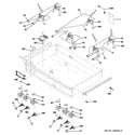 GE ZGP366NR1SS gas & burner parts diagram