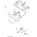 Hotpoint RGB508PEH8WH gas & burner parts diagram
