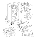 Hotpoint HTS17GBSBRWW cabinet diagram