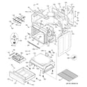 GE JB680DT1WW body parts diagram