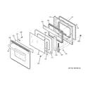GE JKP30SM3SS door diagram