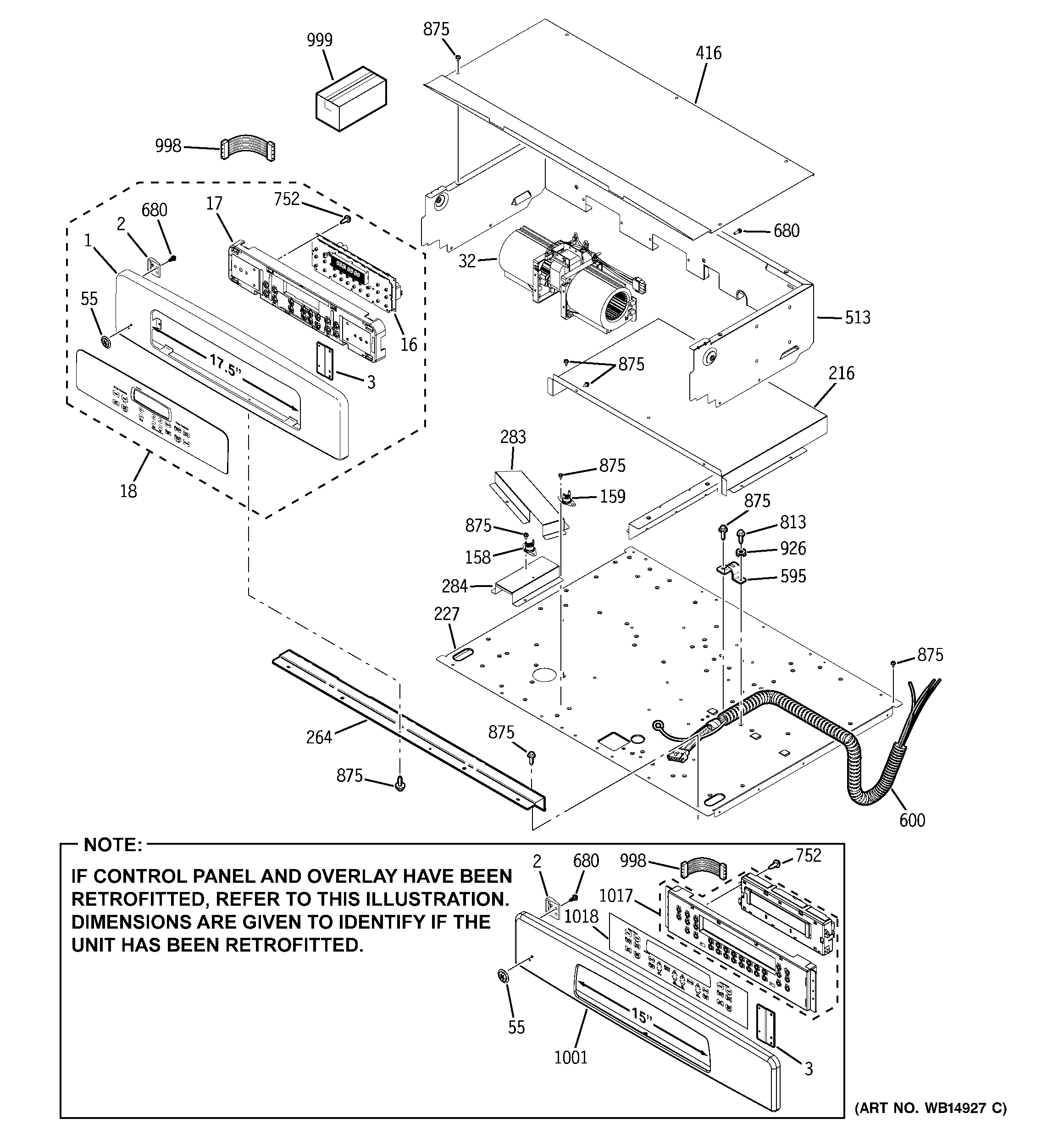 GE JTP55SM2SS control panel diagram
