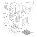 GE JTP75SM2SS upper oven diagram