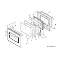 GE JKP55SM2SS door diagram