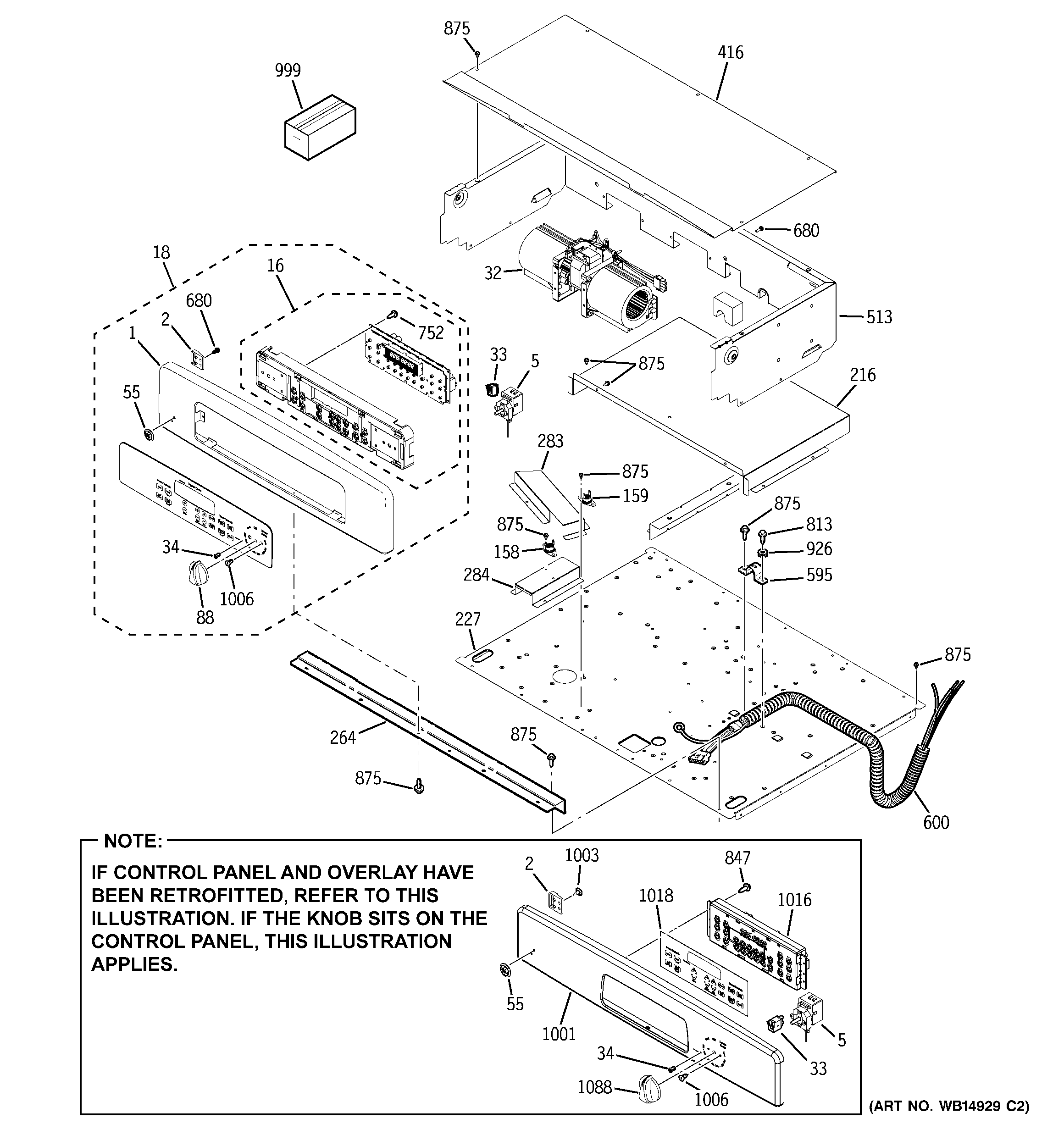 GE JTP35SM2SS control panel diagram