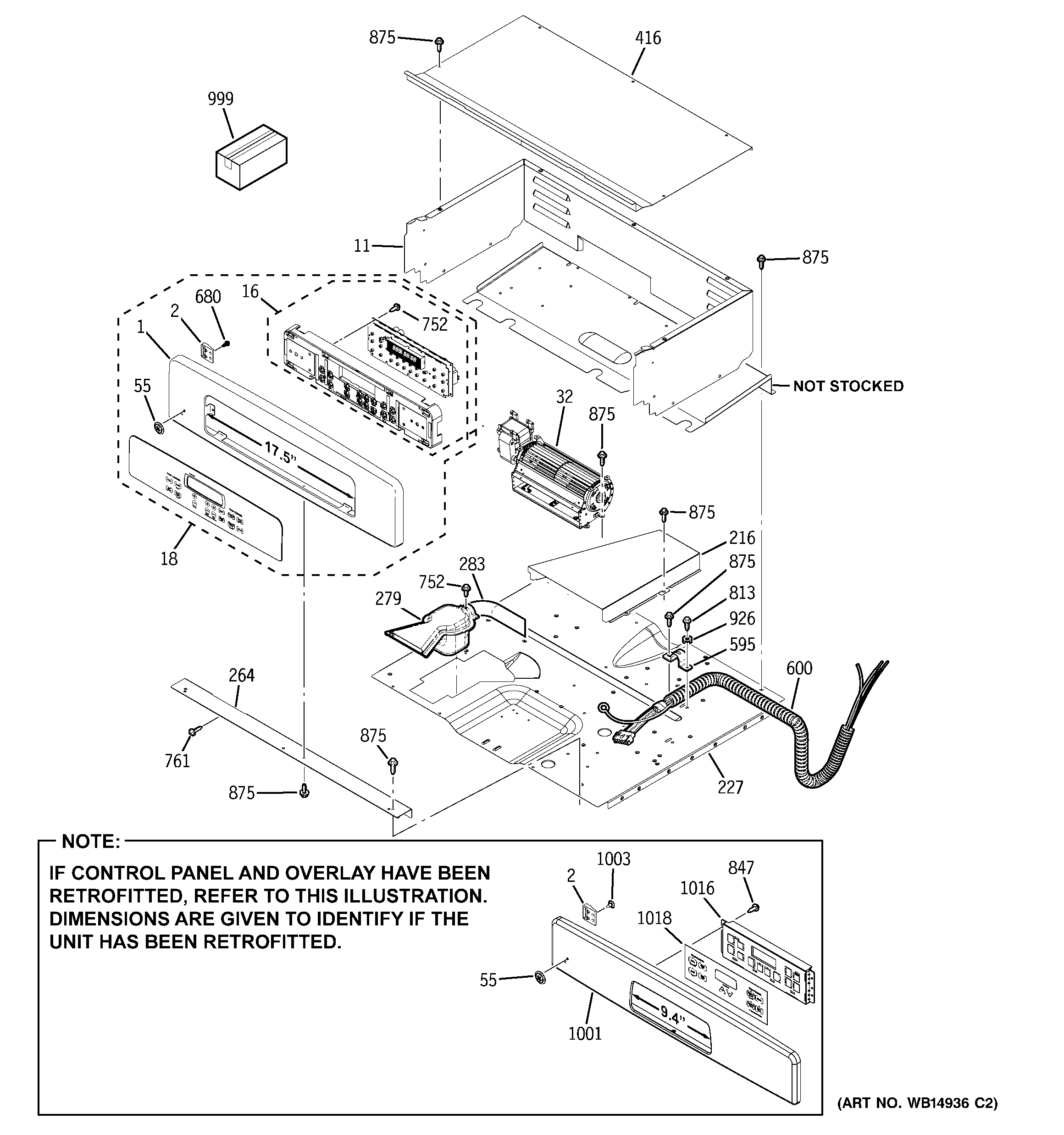 GE JCKS10BM2BB control panel diagram