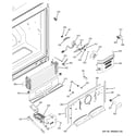 GE PFSF0MFZEBB freezer section diagram