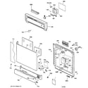 Kenmore 36314582100 escutcheon & door assembly diagram