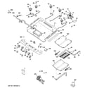 GE PGB935SET1SS gas & burner parts diagram
