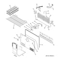 GE GTH21SBXASS freezer section diagram