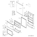 GE GTL21KBXABS doors diagram