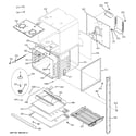 GE PK956DR2BB lower oven diagram