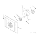 GE PK956DR2BB convection fan diagram