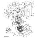 GE PDS22MISBBB doors & shelves diagram