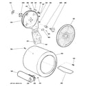 GE GTDP301GL2WS drum diagram