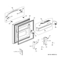GE PFSF6PKXBWW freezer door diagram
