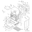GE PB975DT1BB lower oven diagram