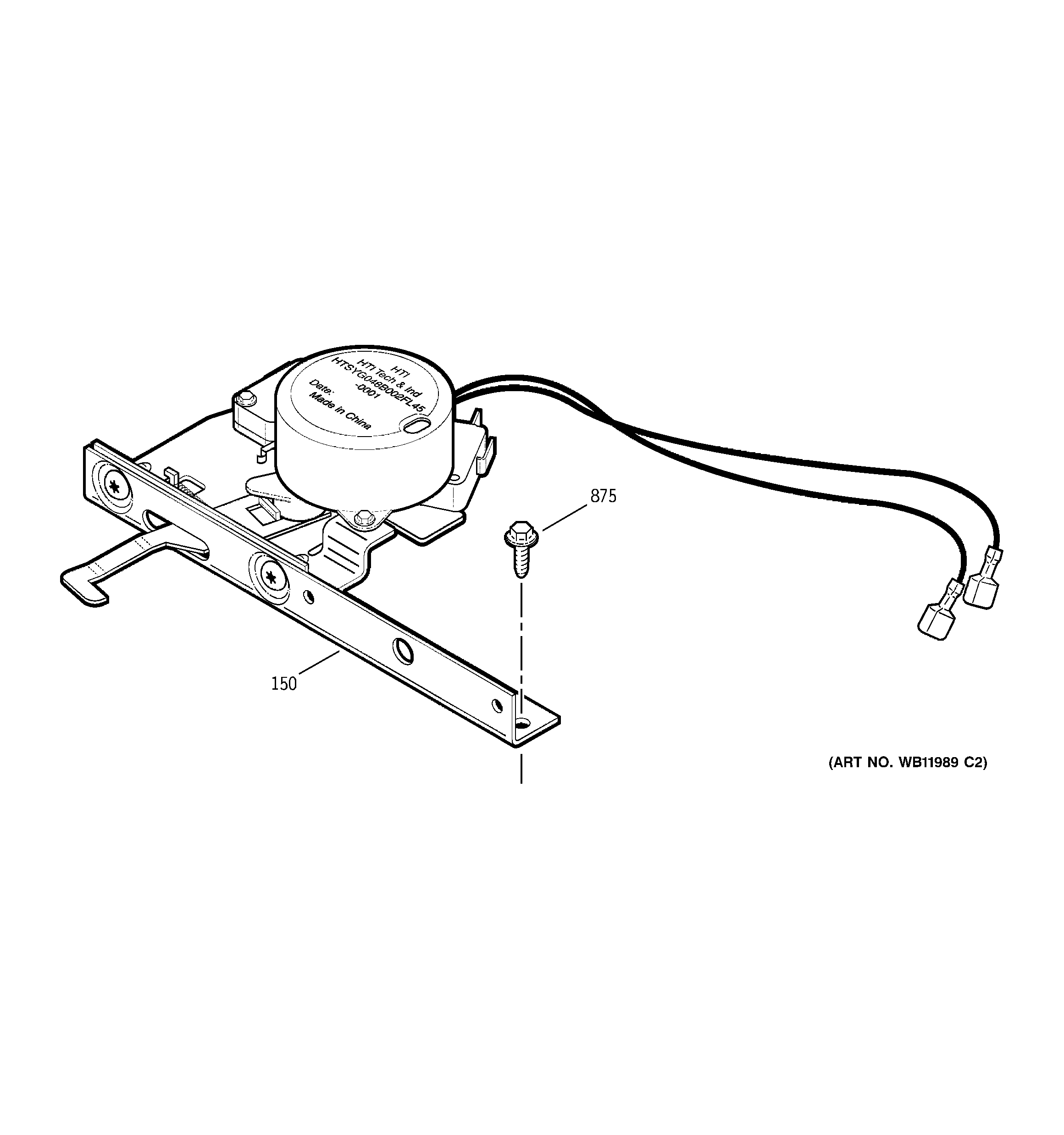 GE JSP46DP3BB door lock diagram