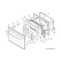 GE PGS908DEP2CC door diagram