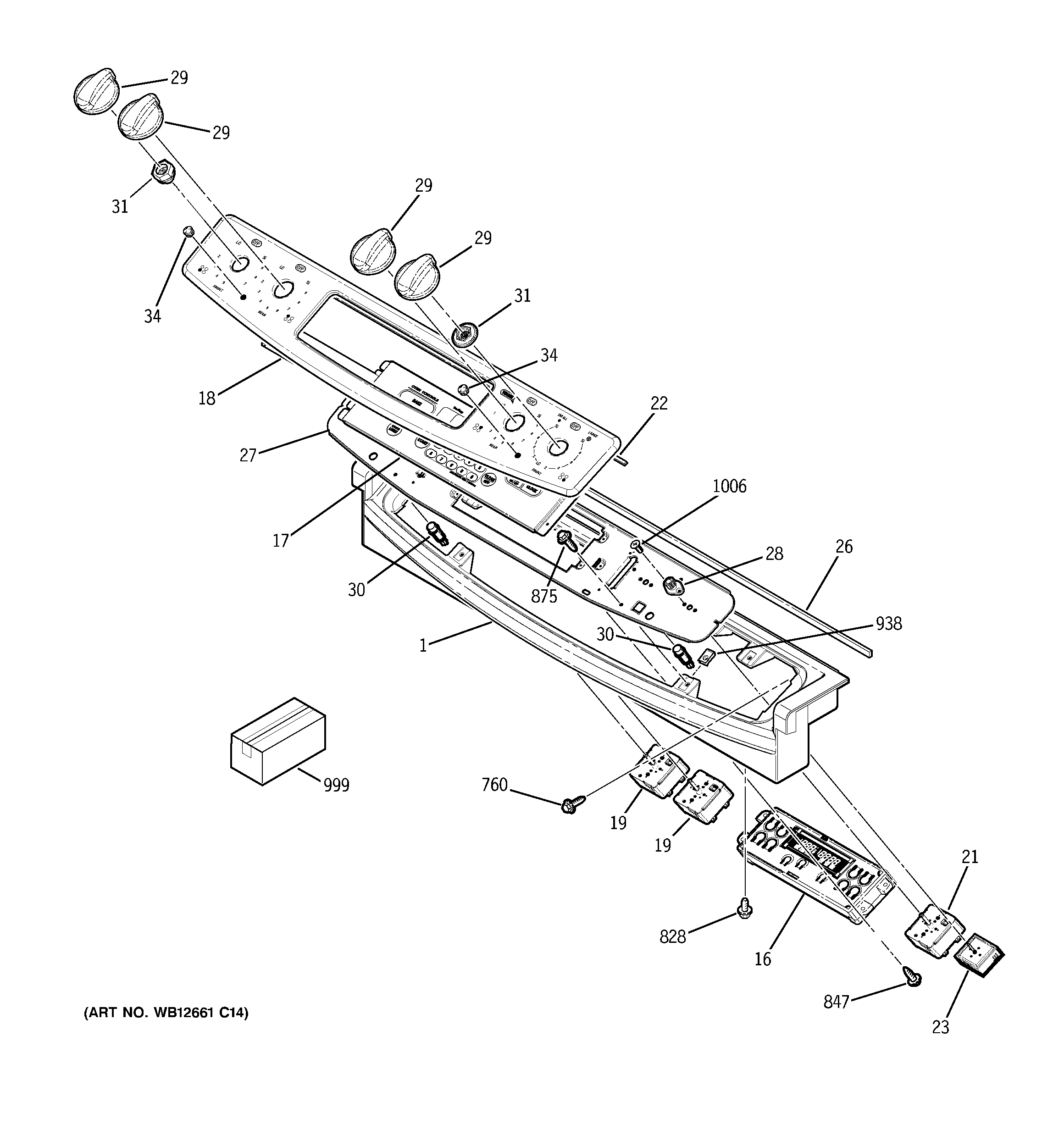 GE JSP42SN3SS control panel diagram