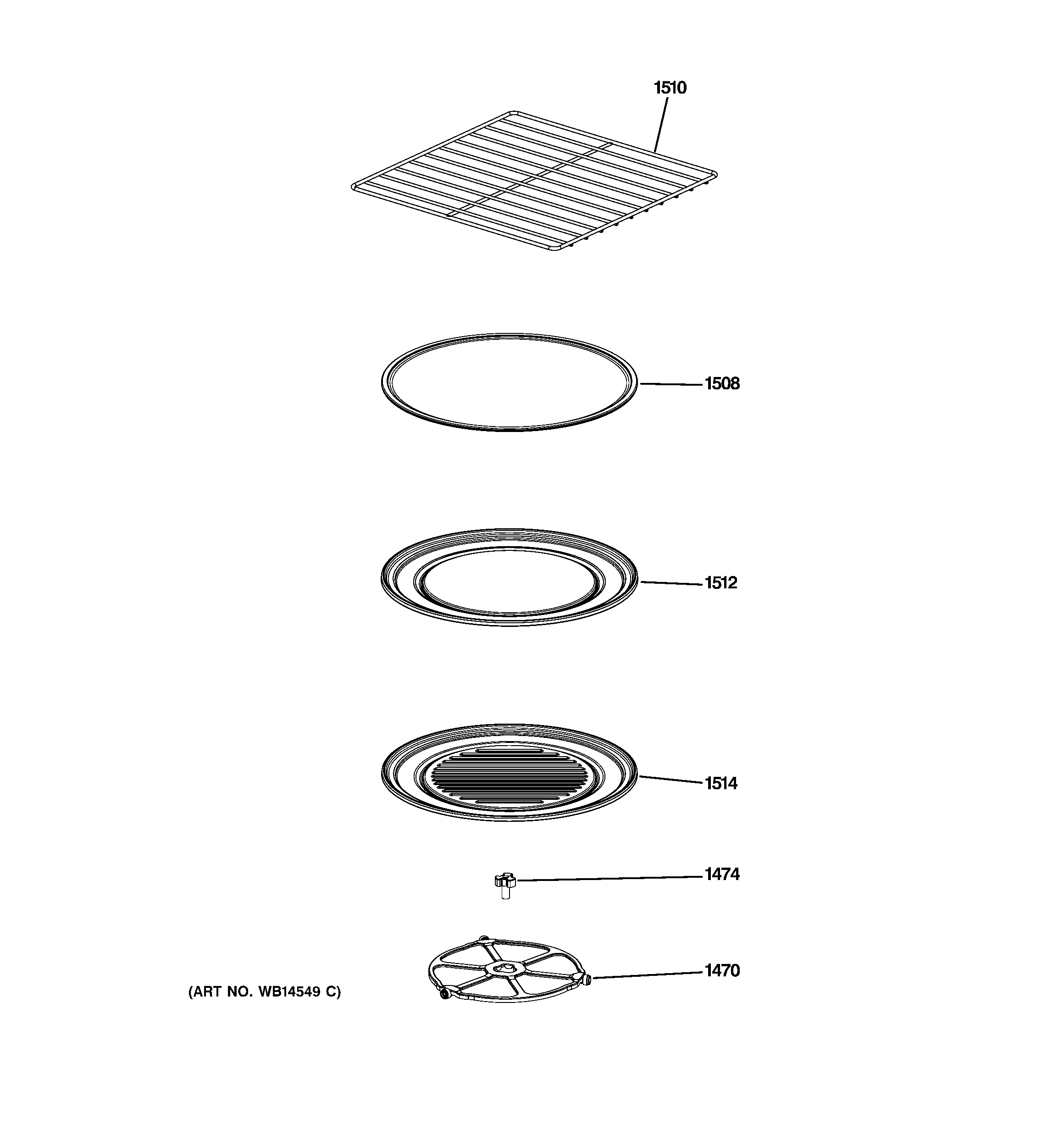 GE ZSC2200NBB02 interior parts (2) diagram