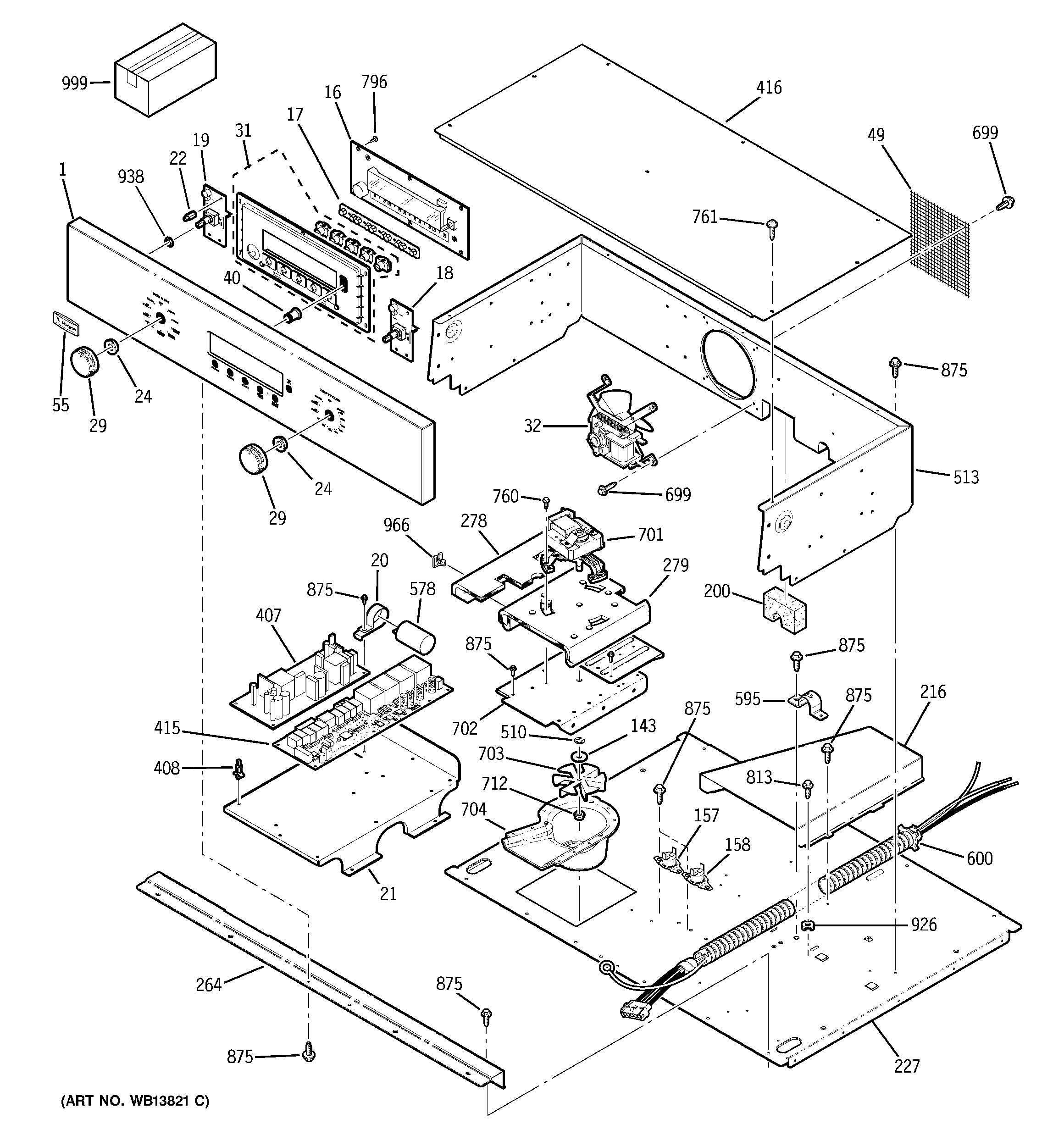 GE ZET1PL1SS control panel diagram