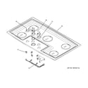 GE ZGU375NSD1SS cooktop diagram