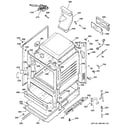 GE JGB282DET1BB body parts diagram