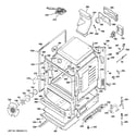 GE JGB810DET1WW body parts diagram