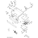 GE JGBP28SET1SS gas & burner parts diagram