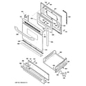 GE JGBS18DET1WW door & drawer parts diagram