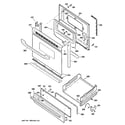 GE JGBS18SET1SS door & drawer parts diagram